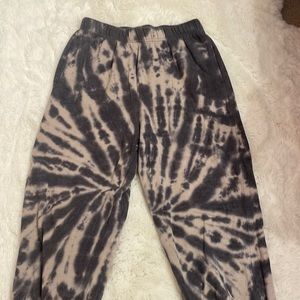 Size small tie dye garage sweatpants
